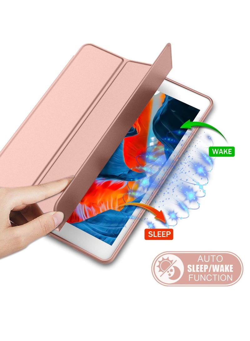 MIGOFAST iPad 9th Generation Case 2021 iPad 8th Generation Case 2020 10.2 Inch with Pencil Holder iPad 7th Gen 2019 Case with Soft Baby Skin Silicone Back Auto Wake Sleep Cover - Image 2