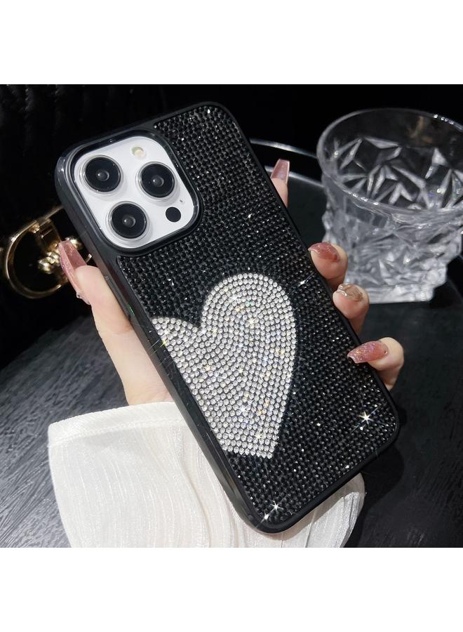 S-TOP Case For iPhone 15 Pro Love Heart Diamond TPU Phone Case - Image 2