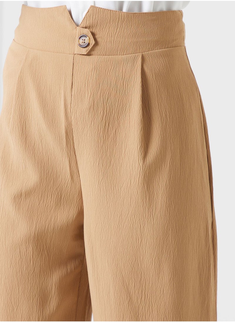 ELLA - High Waisted Tailored Pants - Image 1