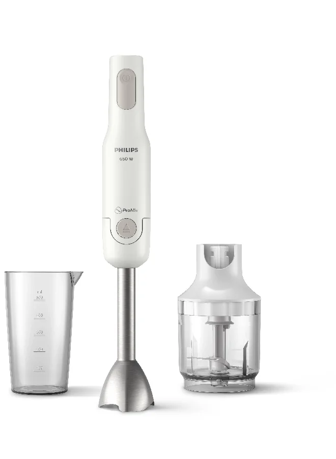 Philips 650W Anti Splash Blade Guard ProMix Hand Blender White 26.2 x 23.6 x 25.8 cm HR2535/01