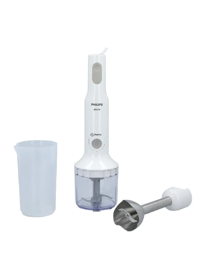 Philips 650W Anti Splash Blade Guard ProMix Hand Blender White 26.2 x 23.6 x 25.8 cm HR2535/01