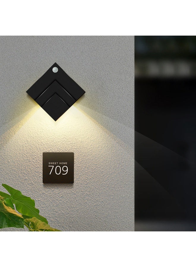 2packs（White and Black）Rechargeable Smart Motion Sensor Night Light LED No Wiring Magnetic Bedroom Bathroom Bedside Corridor Doorway Night Lamp - Image 4