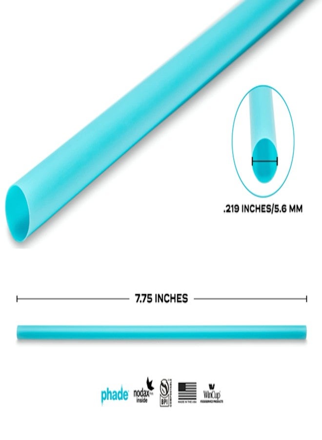 phade Eco-Friendly 7.75" Jumbo Drinking Straws, Un-wrapped 600 Count - Sustainable Marine Biodegradable, Compostable, 1 Pack - Image 4