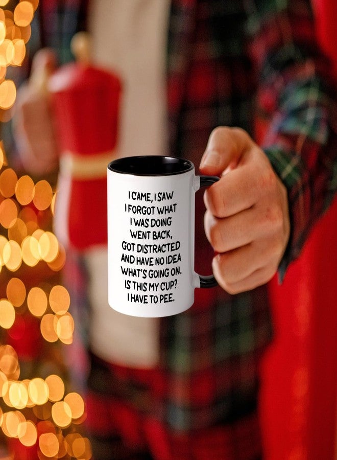 Cabtnca Funny Gifts for Elderly Women Men, I Came I Saw I Forgot What I Was Doing Coffee Mug, 60th 70th 80th 90th Birthday Gifts for Women Men, 11 Oz - Image 3