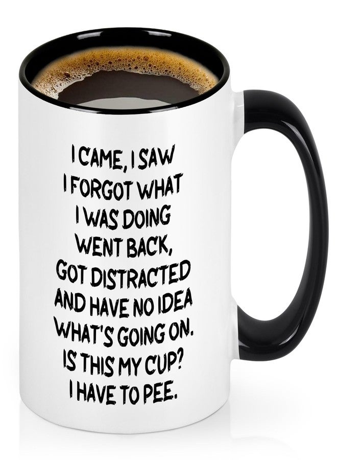 Cabtnca Funny Gifts for Elderly Women Men, I Came I Saw I Forgot What I Was Doing Coffee Mug, 60th 70th 80th 90th Birthday Gifts for Women Men, 11 Oz - Image 1