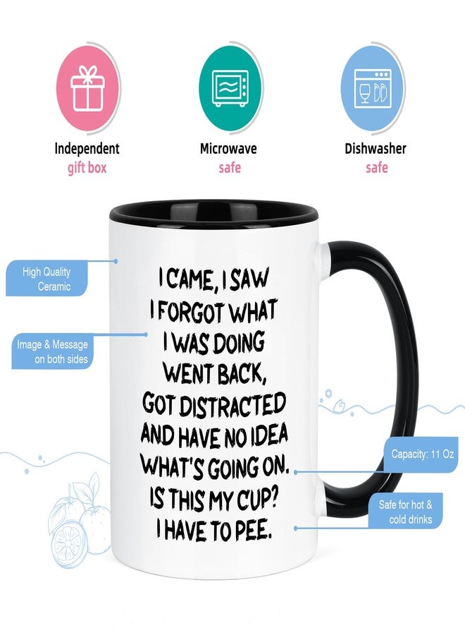 Cabtnca Funny Gifts for Elderly Women Men, I Came I Saw I Forgot What I Was Doing Coffee Mug, 60th 70th 80th 90th Birthday Gifts for Women Men, 11 Oz - Image 5