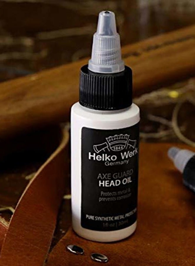 1844 Helko Werk Germany Axe Guard Protective Head Oil - 4 Oz. - Biodegradable & Eco Friendly Honing, Sharpening and Protective Axe Oil - Image 3
