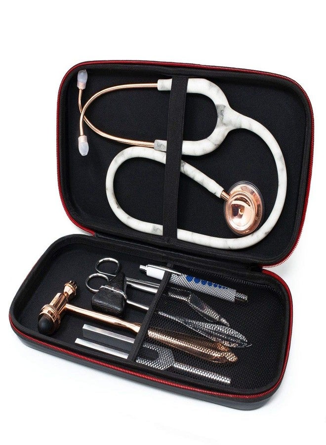 MDF Instruments, Hard Travel Carrying Case with Mesh Pocket, Medium Size, Fits MD One & Acoustica Stethoscopes, Reflex Hammers, Sphygmomanometers, Penlights, Doctor & Nurse Accessories (MDFSCM12) - Image 2