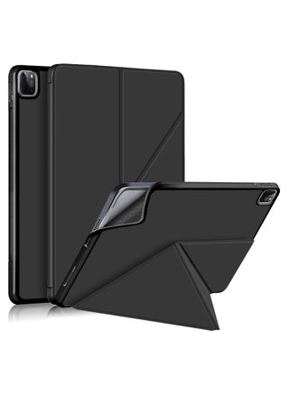ELMO3EZZ Hybrid Slim Case for iPad Pro 11-inch (4th / 3rd Generation) 2022/2021 - [Built-in Pencil Holder] Shockproof Cover w/Clear Transparent Back Shell, Also Fit iPad Pro 11" 2nd Gen, Black - pzsku/ZFCA4FC4635C6B0A9B257Z/45/_/1706903241/ac3f8b1a-f1b4-4bb3-b8fa-5393db8a34dc