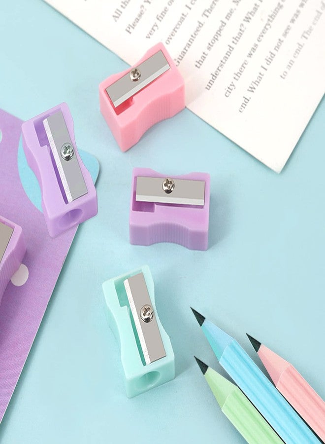 HMIEPRS 12PCS Cute Pencils #2, HB Graphite Pencils Cute Wood-Cased Lead Pencil and 4 Pencil Sharpeners, Anti-Break Graphic Pencils Office School Supply for Drawing Sketching Writing (Assorted Colors) - Image 5