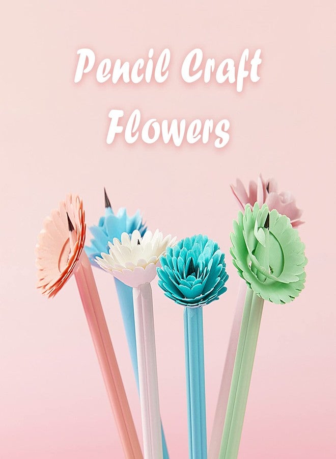 HMIEPRS 12PCS Cute Pencils #2, HB Graphite Pencils Cute Wood-Cased Lead Pencil and 4 Pencil Sharpeners, Anti-Break Graphic Pencils Office School Supply for Drawing Sketching Writing (Assorted Colors) - Image 4