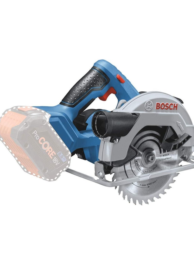 BOSCH Bosch Professional 18V Cordless Charging Circular Saw, Versatile Battery Powered Circular Saw For All Your Powerful Sawing Jobs It Comes Without Batteries And Charger  - Image 1
