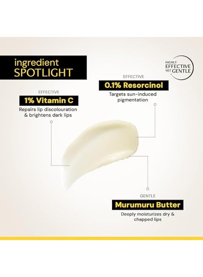 Deconstruct Brightening Lip Balm SPF 50 | Vitamin C & Resorcinol | Moisturizes Dry, Chapped Lips & Brightens Pigmented Lips | Vitamin E & Murumuru Butter | 4.2g - Image 4