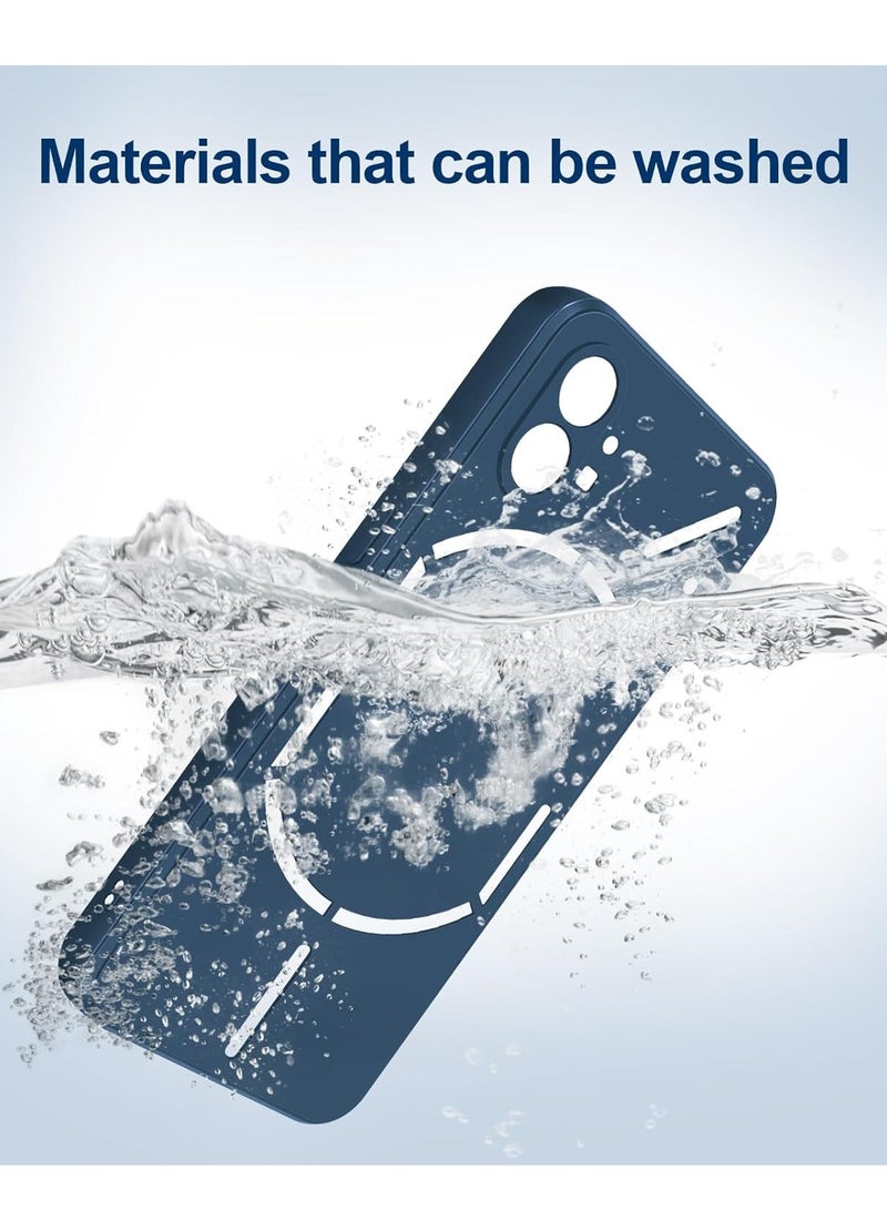 BORTONY Nothing Phone 1 Case Cover Liquid Silicone Case Camera Protection Cover Shockproof Protective Case with Microfiber Lining For Nothing Phone 1 - Image 5