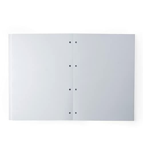 Mahavir Square ruled, Unruled & Ruled Loose Leaf Report Pads | A4 Size | Pre Punched for Easy Filing | Tear Off Sheets | Pack of 3-100 sheets each - Image 4