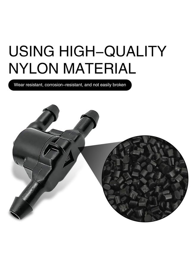 Flygun 2 PCS Car Windshield Wiper Washer Check Valve, 3 Port Cleaning Nozzle Replacement 8532128020, Wiper Spray Pipe Cleaning Connector Accessory, Compatible with Toyota Lexus (Black) - Image 3