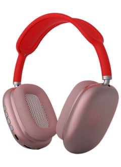 P9 Plus ANC Wireless Stereo Bluetooth Sports Headset - Rose Red