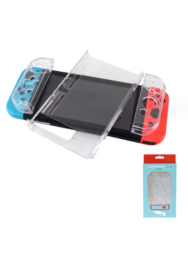 general Switch OLED Transparent Protective Case Removable Backplane Transparent Pc Crystal Case NS Host Protective Case Wholesale-Product Color:Transparent-Model:Switch Crystal Shell - Image 1