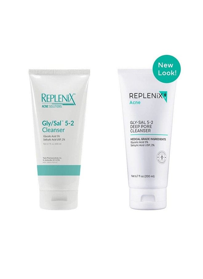 Replenix Glysal Deep Pore Acne Cleanser Cream To Foam Face Wash Medical Grade Acne Treatment Glycolic & Salicylic Acid Oilfree 6.7 Oz.  - Image 4