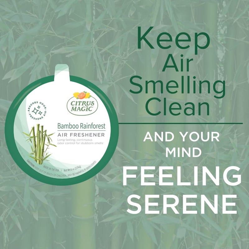 Citrus Magic Solid Air Freshener, Pack of 3, Bamboo Rainforest - Image 4