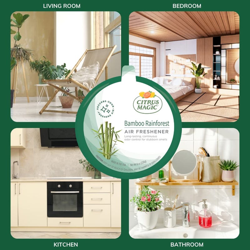 Citrus Magic Solid Air Freshener, Pack of 3, Bamboo Rainforest - Image 5