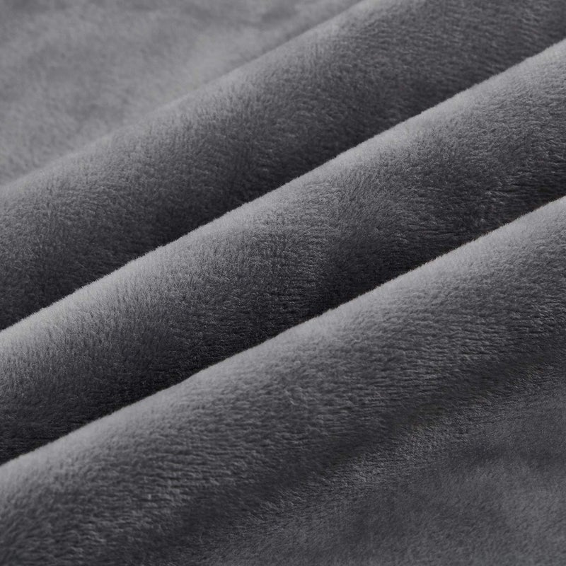 RelaxBlanket 48''x72'' Duvet Cover for Weighted Blanket | Premium Super Soft Minky Dot | Grey/Navy - Image 4