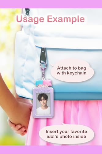 SanrioOriginal Card Holder Keychain (Japan Import) - Includes Cherry Blossom Message Card ([NEW] Little Twin Stars) - Image 4
