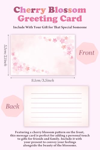SanrioOriginal Card Holder Keychain (Japan Import) - Includes Cherry Blossom Message Card ([NEW] Little Twin Stars) - Image 5
