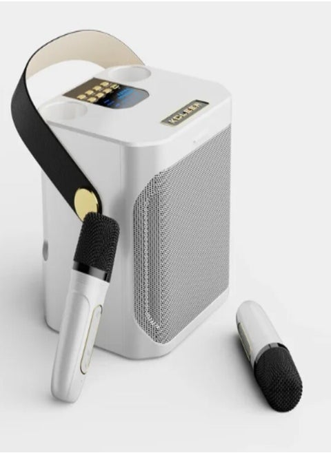 Bluetooth Speaker Portable Stereo Surround High Power Wireless with Dual Microphone Outdoor Party Bluetooth Player