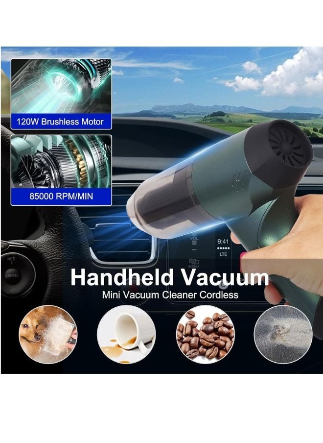 Rich Life Brushless Handheld Vacuum Cleaner Cordless | 12000PA High Suction | Compact, Rechargeable | Car & Home Mini Wireless Vacuum  - Image 4