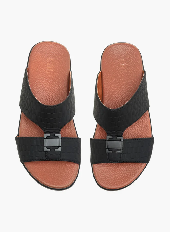 ال بي ال من شو اكسبرس Metal Accent Slip-On Arabic Sandals