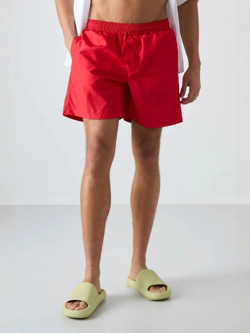 Tommylife Red TOMMY Men's Pull-On One-Piece Shorts Set for Men | Best Price UAE