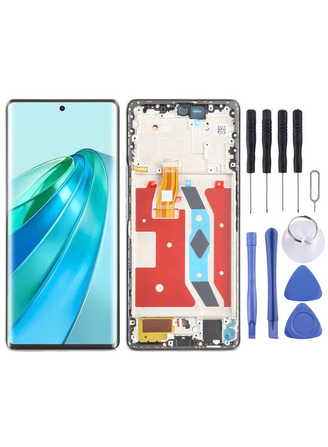 erorex Replacement For Honor X9A Original LCD Screen Digitizer Full Assembly with Frame Green - Image 1