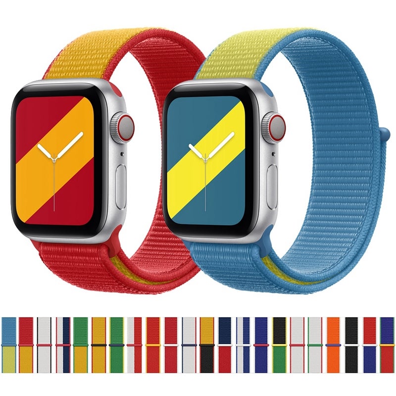 International Series Loopback Watch Bands For Apple Watch Ultra 49mm&Watch Ultra 2 49mm / Series 9&8&7 45mm / SE 3&SE 2&6&SE&5&4 44mm / 3&2&1 42mm(New Zealand)