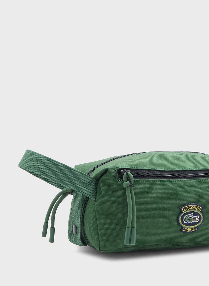 LACOSTE Logo Toiletry Bag - Image 4