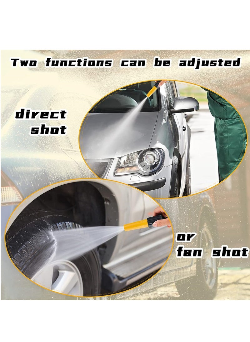 Excefore رؤوس خرطوم 6 قطع لرش خرطوم الحديقة لرش غسيل السيارات بضغط ماء عالي رأس خرطوم قابل للتعديل رشاش خرطوم الحديقة لري النباتات والعشب وحديقة غسيل السيارات والاستحمام للحيوانات الأليفة - Image 5
