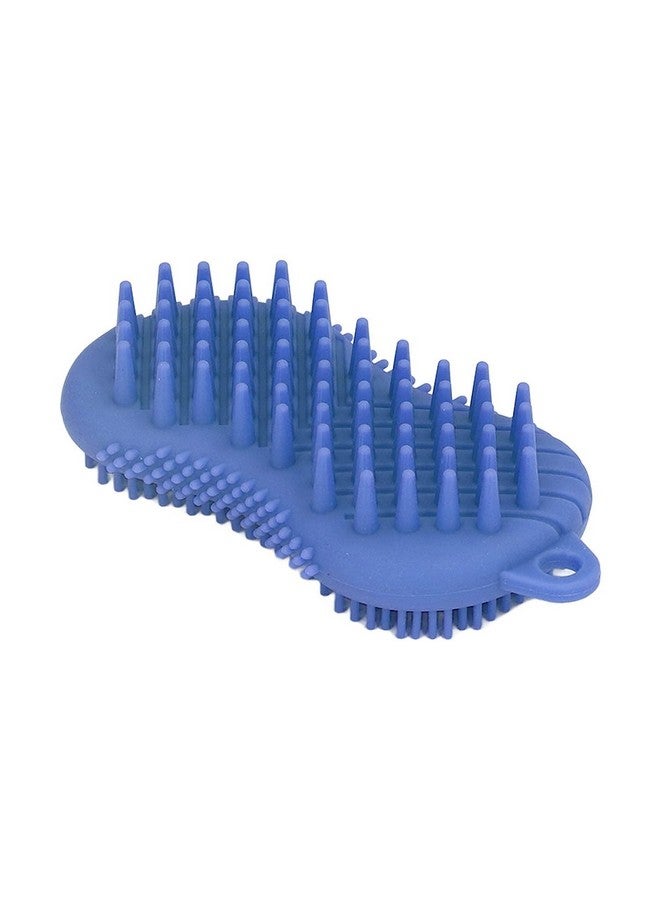 Orrda Exfoliating Silicone Body Scrubber | 3 in1 Silicone Scrubber Brush Silicone Body Wash Scrubber for Skin Exfoliation, Silicone Baby Bath Scrubber Baby Bath Brush | Silicon Bath Brush (Multicolor) - Image 1