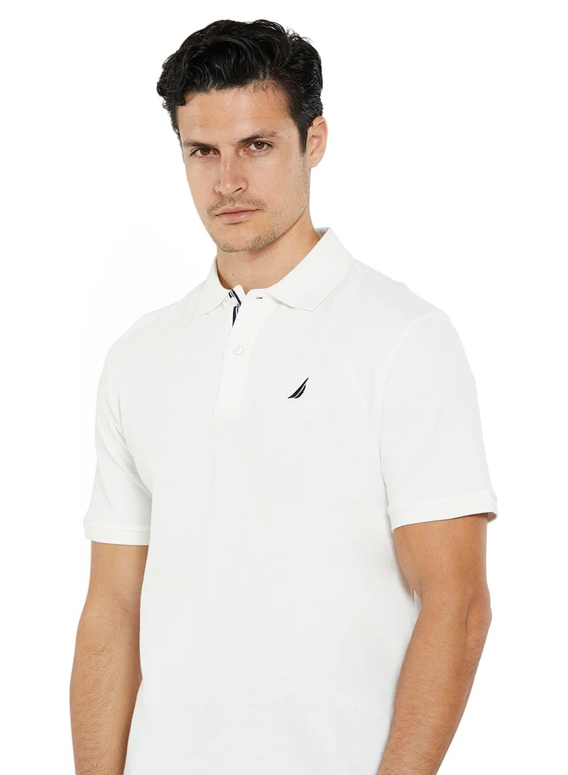 NAUTICA Essential Regular Fit Premium Cotton Logo Polo Shirt