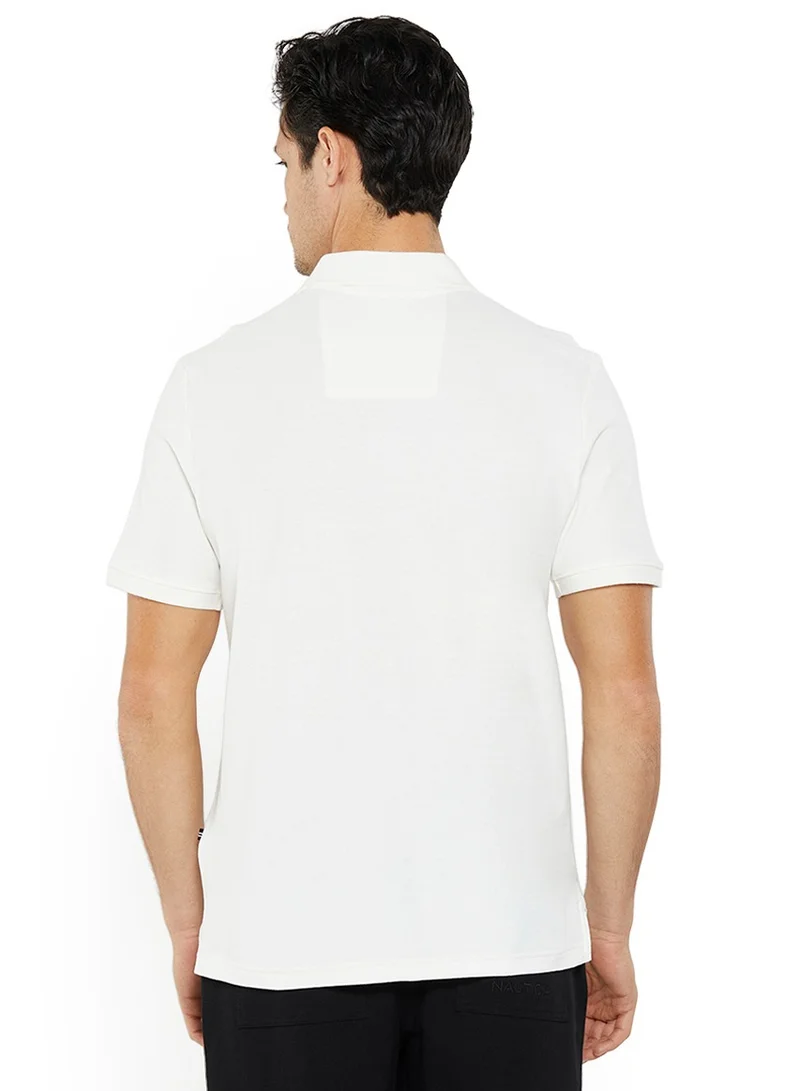 NAUTICA Essential Regular Fit Premium Cotton Logo Polo Shirt