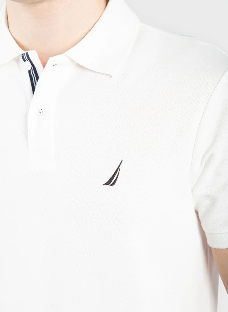 NAUTICA Essential Regular Fit Premium Cotton Logo Polo Shirt