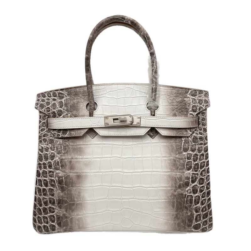 Crocodile Grain Leather Handbag 25-30cm Women's Satchel - Image 5