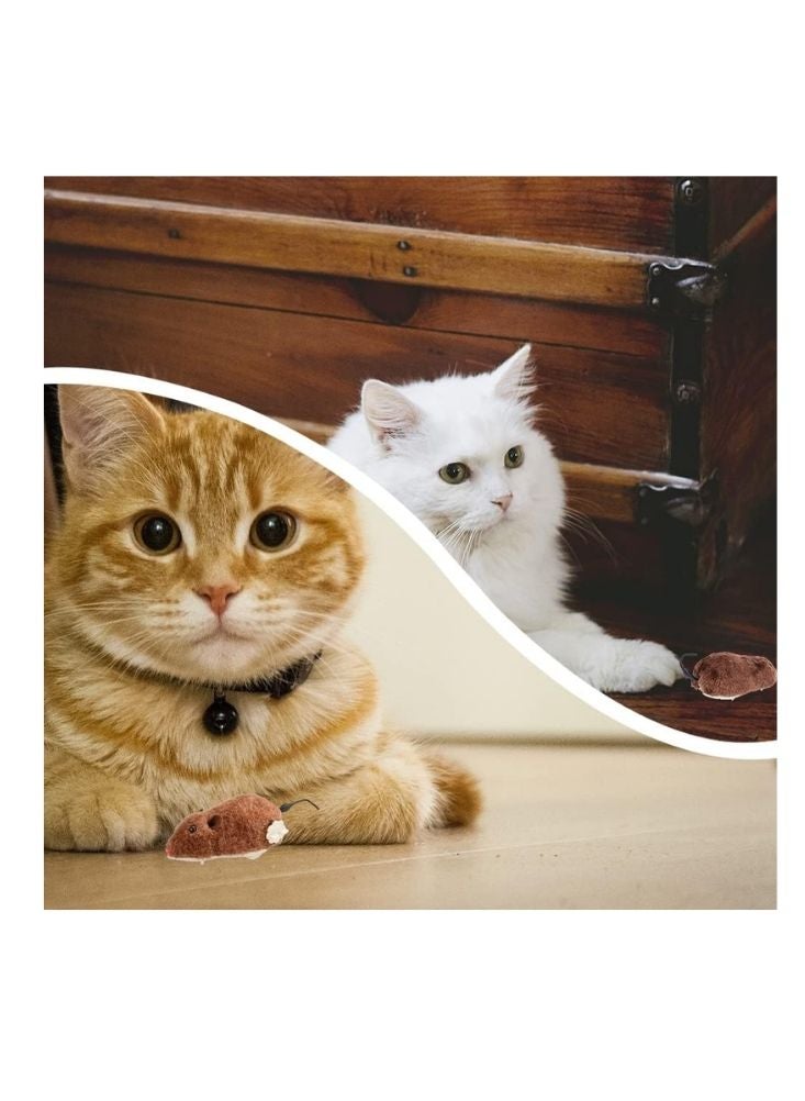 Premium Wind-Up Toy Mouse – Realistic Moving Prank Rat for Kids and Pets - Image 5