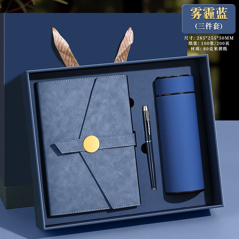 Notebook Business Thermos Cup Gift Box Set, Souvenir, High-End Corporate Annual Meeting Gift, Can Print Logo - Image 1