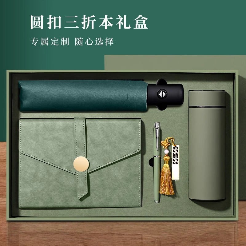 Notebook Business Thermos Cup Gift Box Set, Souvenir, High-End Corporate Annual Meeting Gift, Can Print Logo - Image 2