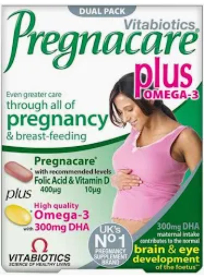 VITABIOTICS PREGNACARE PLUS DUAL PACK 56'S