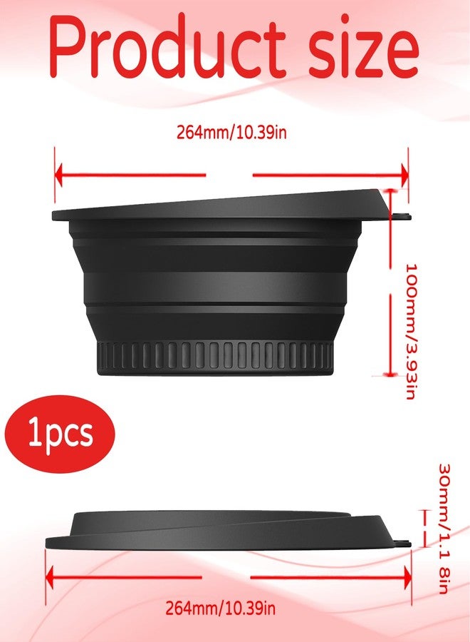 hinbkenla Face Bowl For Ice With Built-In Ice Tray,Ice Face Bowl,Facial Ice Bath,Bath Bow For Cold Plunge Therapy, Skin Tightening & Acne Relief – Black Portable Spa Tool For Home & Travel - Image 1