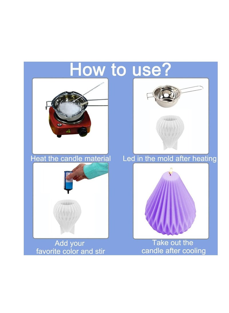 Y&D - Silicone Mould for Candle Making Wax Aromatherapy Soap Maker - Image 1