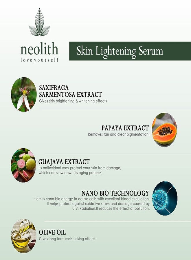 Neolith Vitamin C Face Serum for Glowing and Radiant Skin || Highly stable Vitamin C 20% || Fine Line & Sun Damage Corrector || Paraben Free, Silicon Free, Mineral Oils free || 30 ML - Image 4