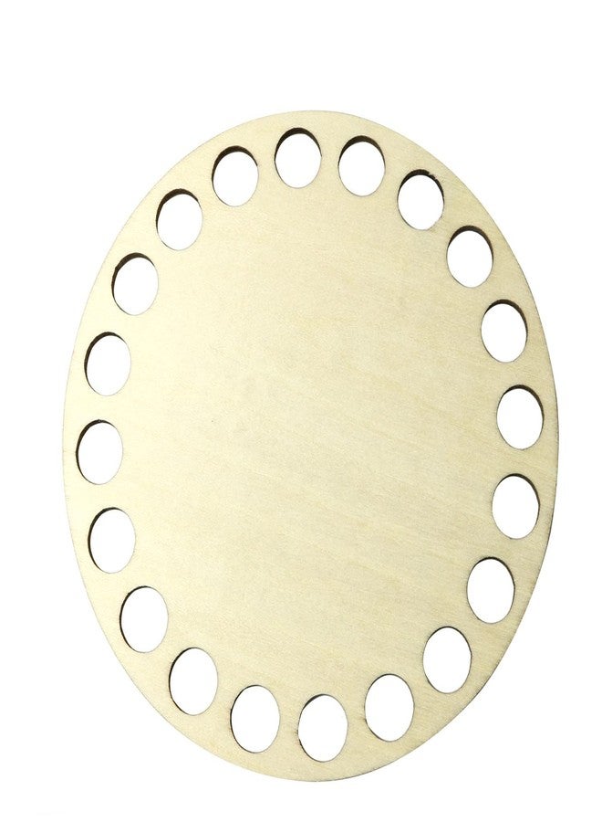 PZRT 100x3mm Round Wooden Basket Bottom Crochet Basket Base for DIY Basket Yarn Weaving Supplies Craft Making - Image 3