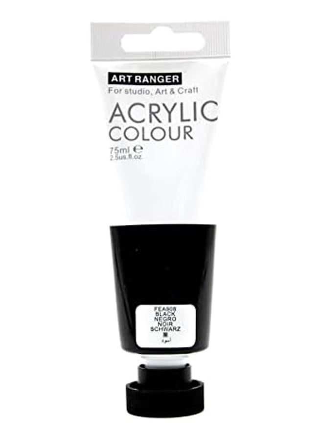 Art Rangers FEA908 Acrylic Colour Single Tube Black 75ml
